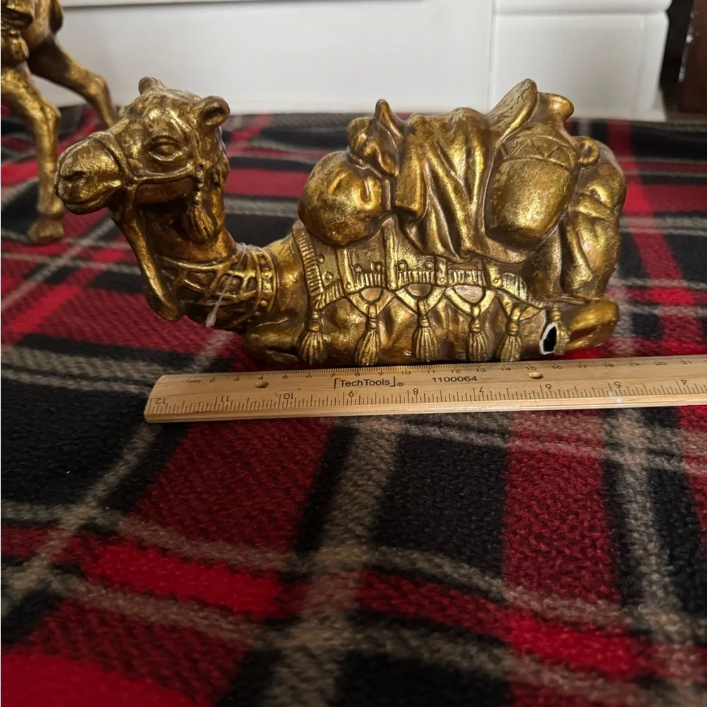 Christmas Gold Nativity Figurines‎ Set of 4 pieces